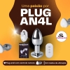 Plug anal vibratório com 10 modos de velocidade
